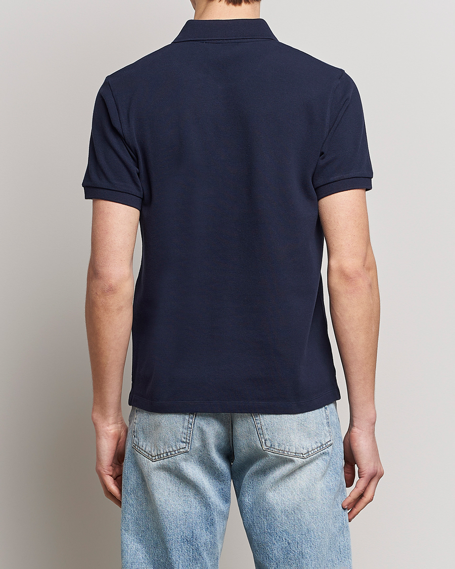 Hombres | Polos | Maison Kitsuné | Fox Head Polo Navy