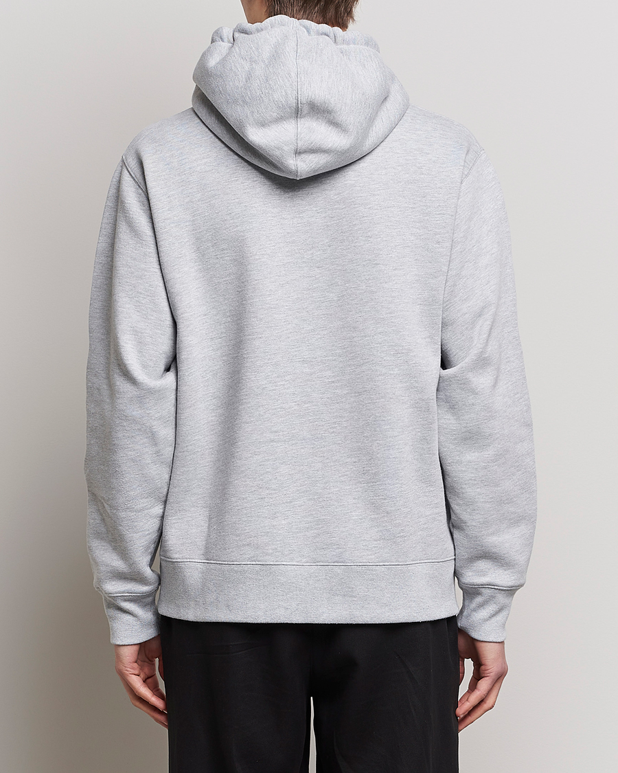 Hombres | Jerséis y prendas de punto | Maison Kitsuné | Mini Handwriting Hoodie Light Grey Melange