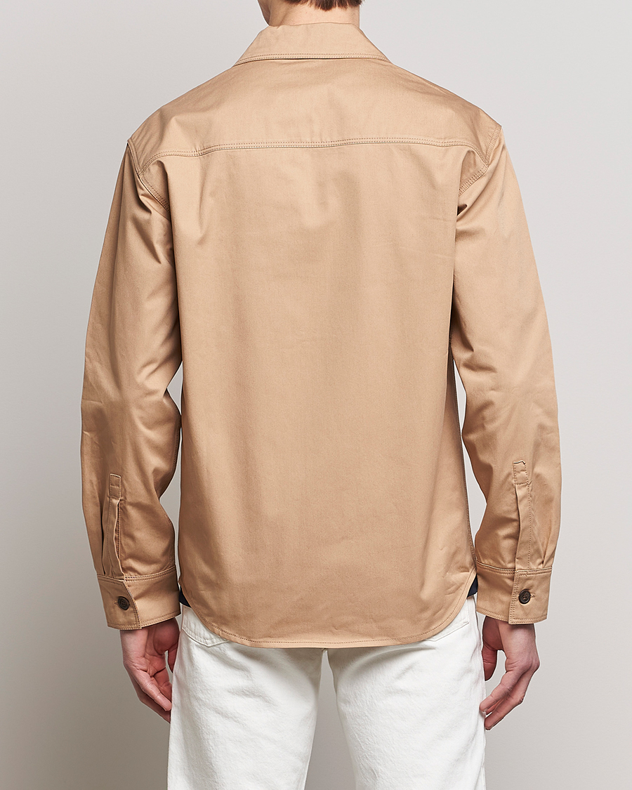 Hombres | Abrigos y chaquetas | Maison Kitsuné | Cotton Shirt Jacket Beige