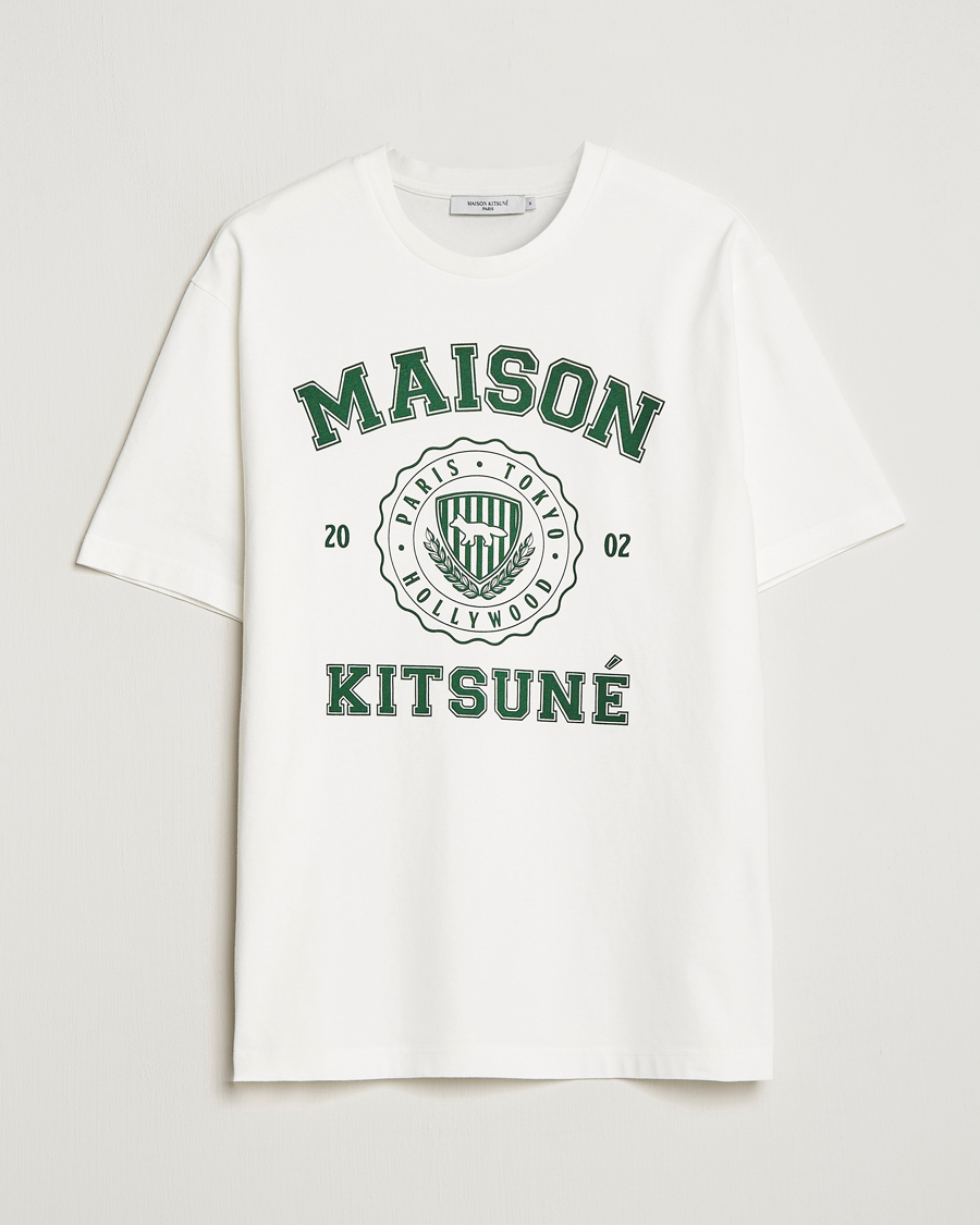 Hombres | Camisetas | Maison Kitsuné | Varsity Comfort Tee Off White