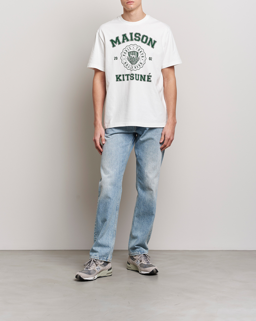 Hombres | Camisetas | Maison Kitsuné | Varsity Comfort Tee Off White