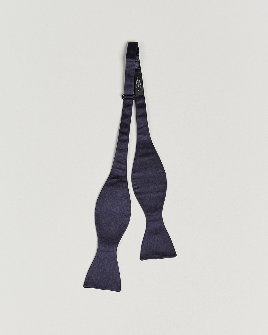 Hombres | Amanda Christensen Self Tie Silk Ceremony Navy | Amanda Christensen | Self Tie Silk Ceremony Navy