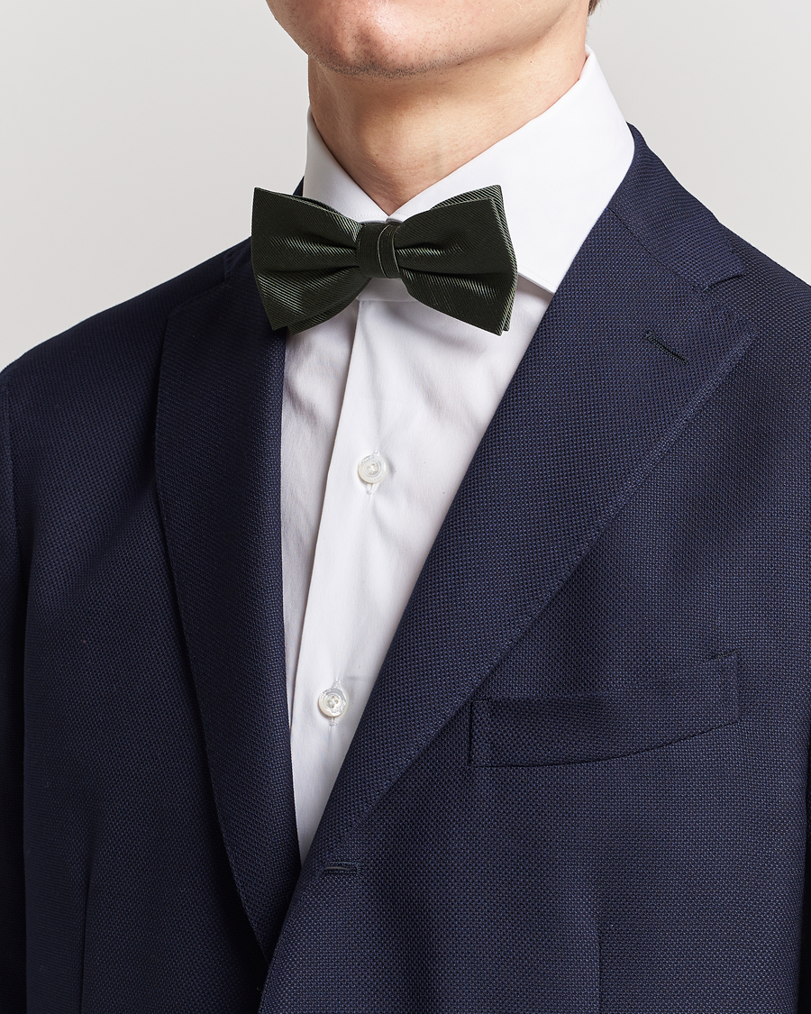 Hombres | Pajaritas | Amanda Christensen | Pre Tie Silk Olive