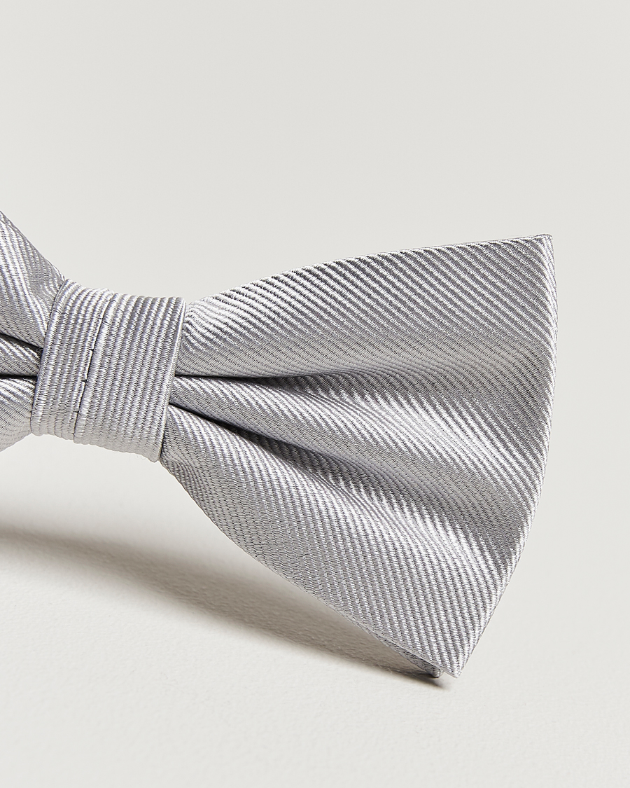 Hombres | Amanda Christensen Pre Tie Silk Silver | Amanda Christensen | Pre Tie Silk Silver
