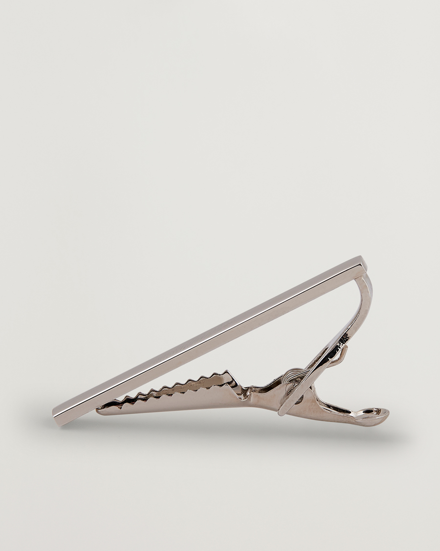 Hombres | Corbatas | Amanda Christensen | Tie Clip 4 cm Silver