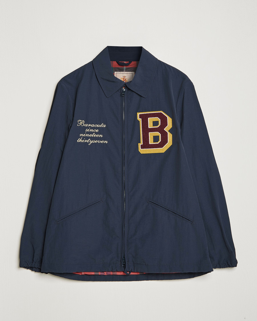 Hombres | Abrigos y chaquetas | Baracuta | Nylon Coach Jacket Navy