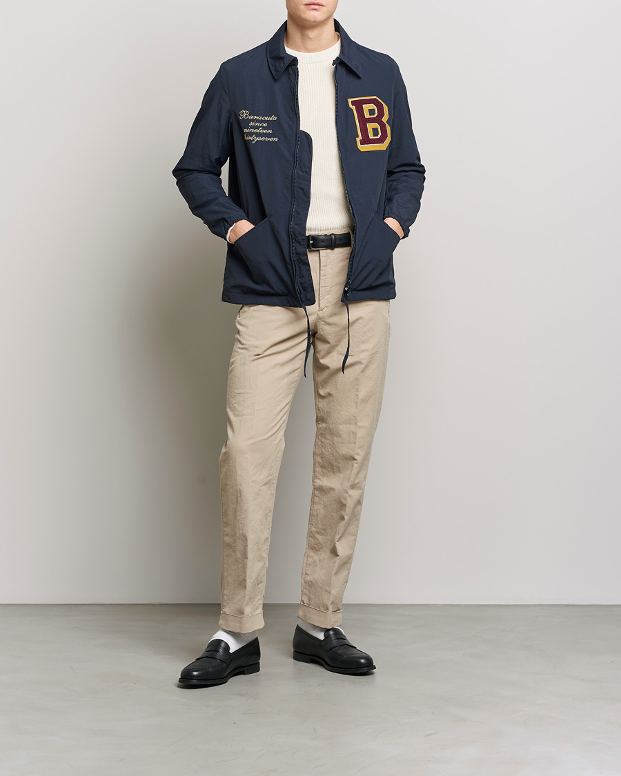 Hombres | Abrigos y chaquetas | Baracuta | Nylon Coach Jacket Navy