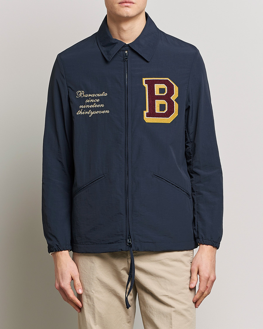 Hombres | Abrigos y chaquetas | Baracuta | Nylon Coach Jacket Navy