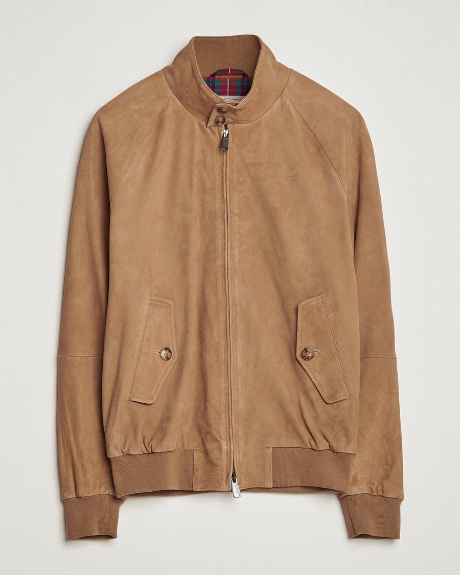 Hombres | Abrigos y chaquetas | Baracuta | G9 Suede Jacket Tobacco