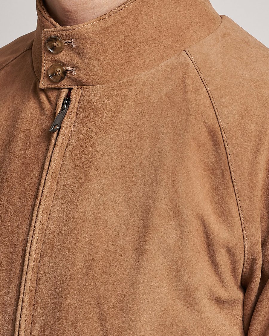 Hombres | Abrigos y chaquetas | Baracuta | G9 Suede Jacket Tobacco