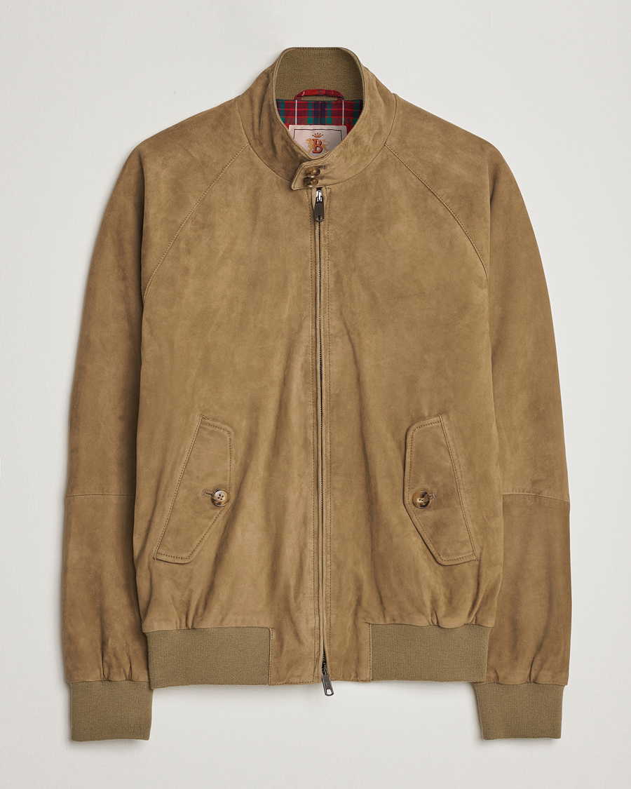 Hombres | Abrigos y chaquetas | Baracuta | G9 Suede Jacket Bark