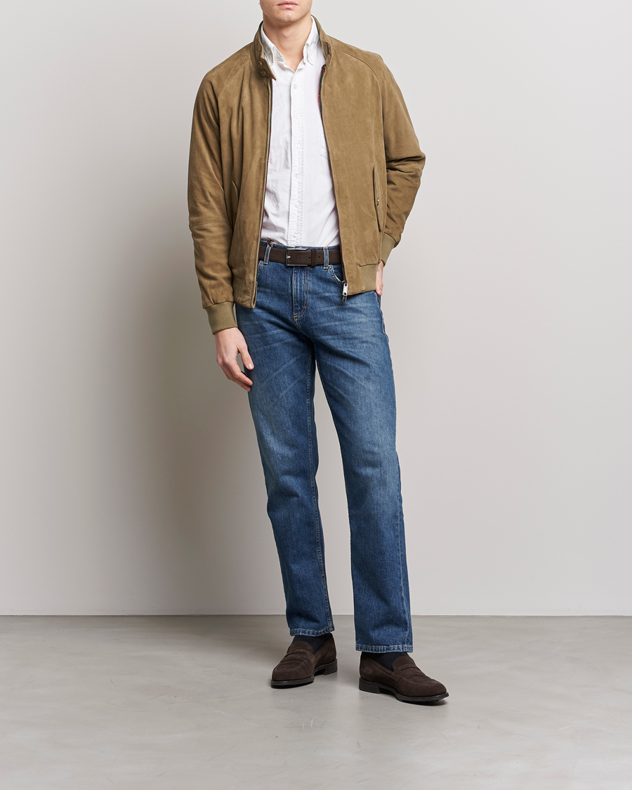 Hombres | Abrigos y chaquetas | Baracuta | G9 Suede Jacket Bark