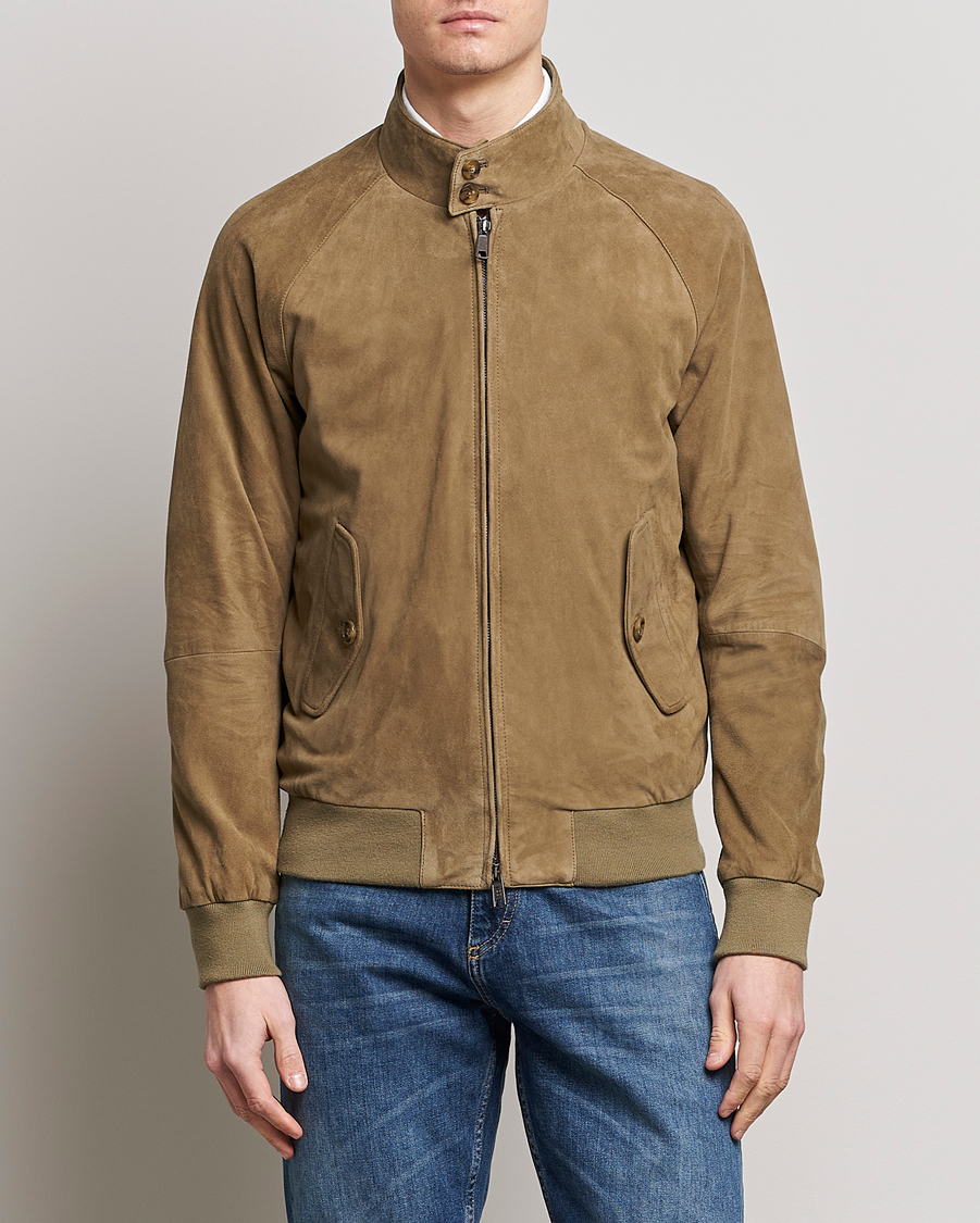 Hombres | Abrigos y chaquetas | Baracuta | G9 Suede Jacket Bark