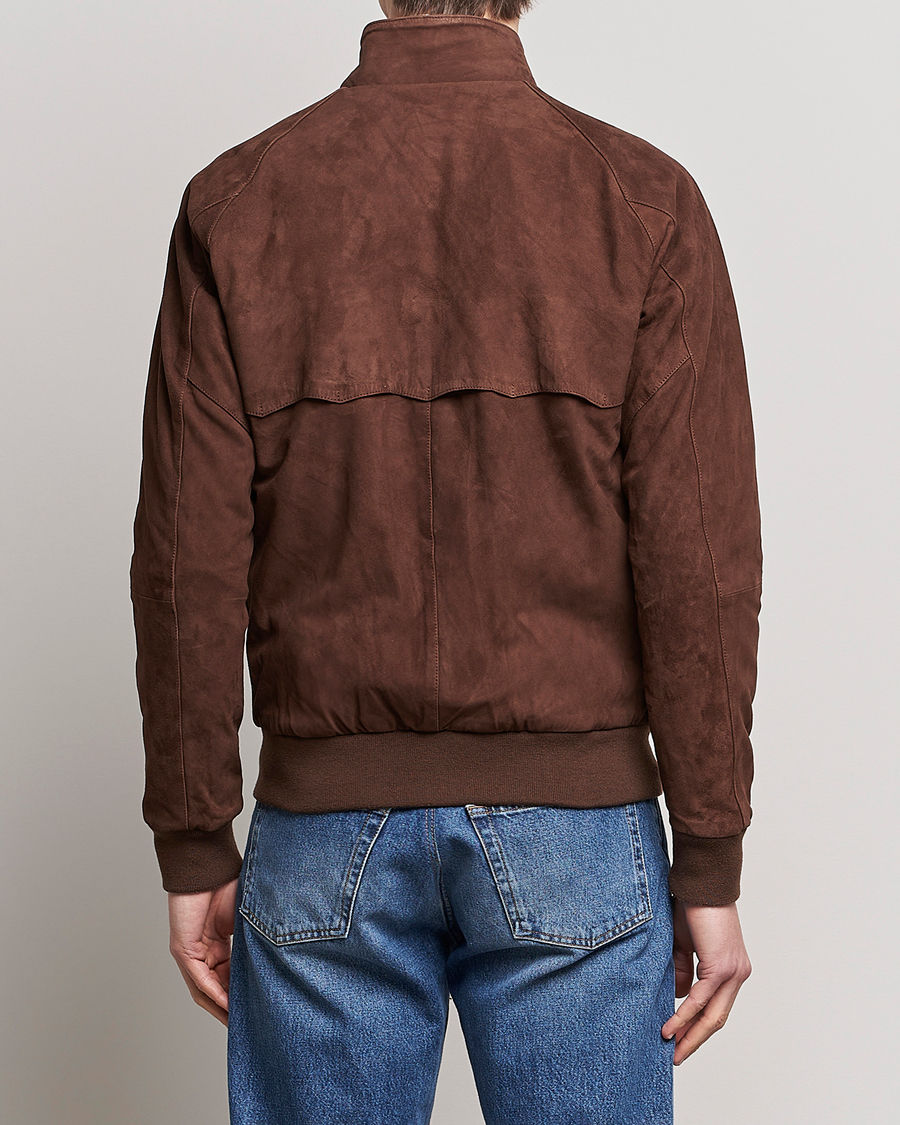 Hombres | Abrigos y chaquetas | Baracuta | G9 Suede Jacket Chocolate