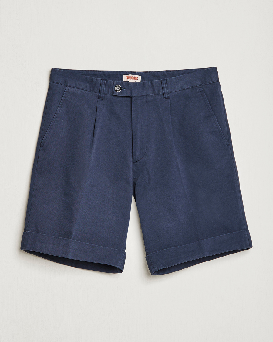 Hombres | Pantalones cortos | Baracuta | Gabardine Chino Shorts Navy