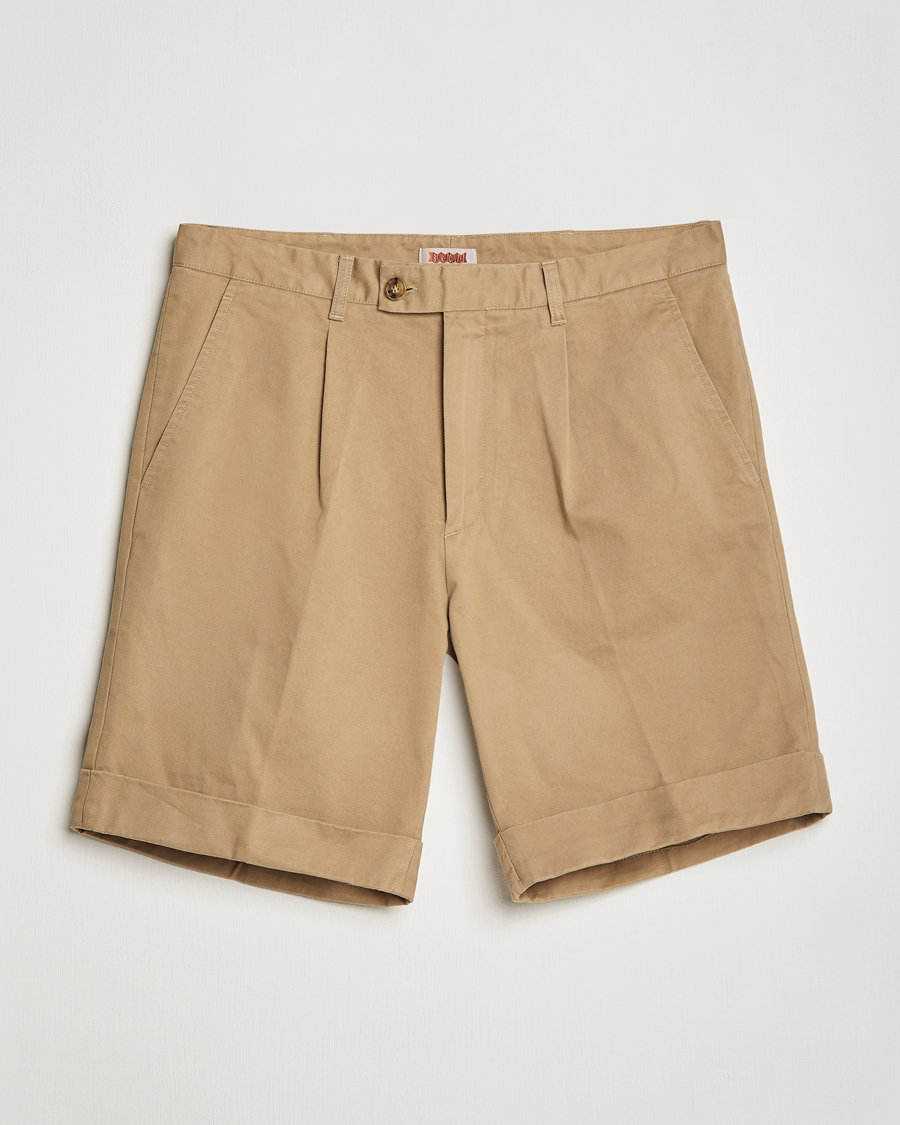 Hombres | Pantalones cortos | Baracuta | Gabardine Chino Shorts Tan