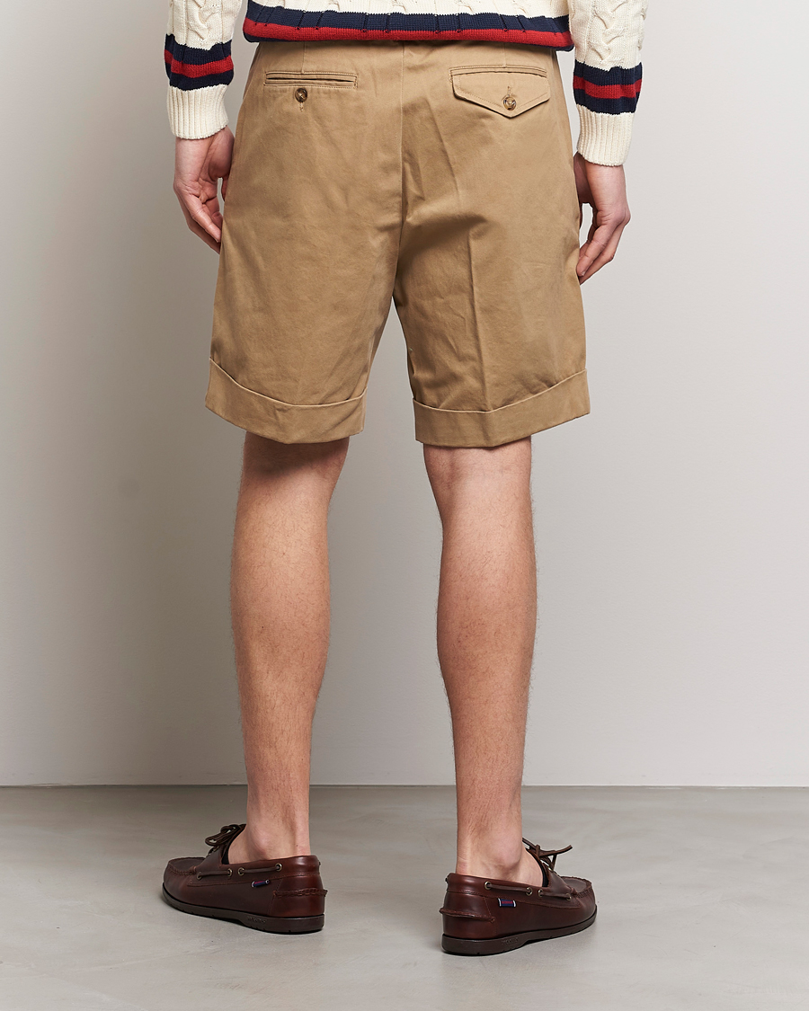 Hombres | Pantalones cortos | Baracuta | Gabardine Chino Shorts Tan