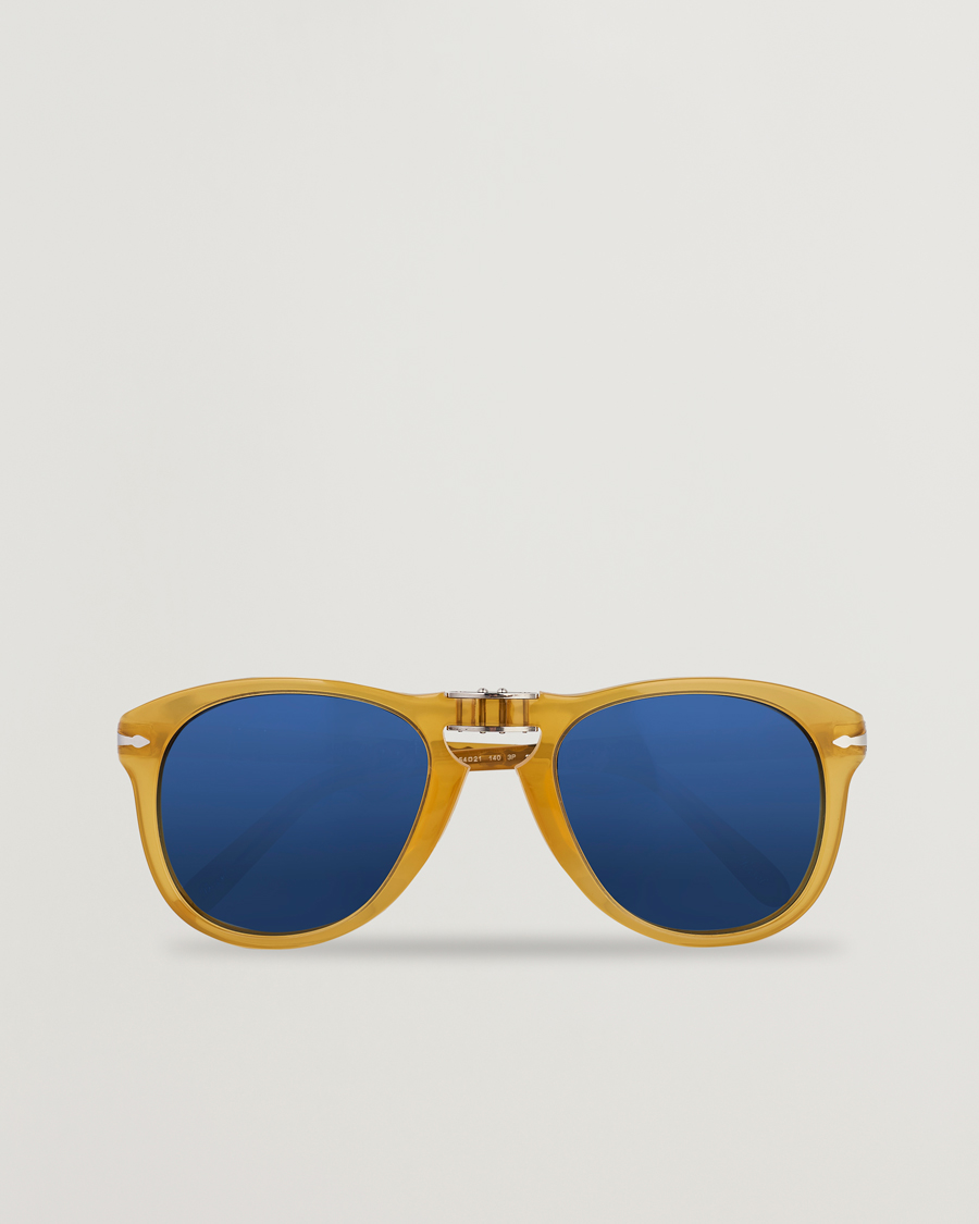 Hombres | Persol 0PO0714 Steve McQueen Sunglasses Opal Yellow | Persol | 0PO0714 Steve McQueen Sunglasses Opal Yellow