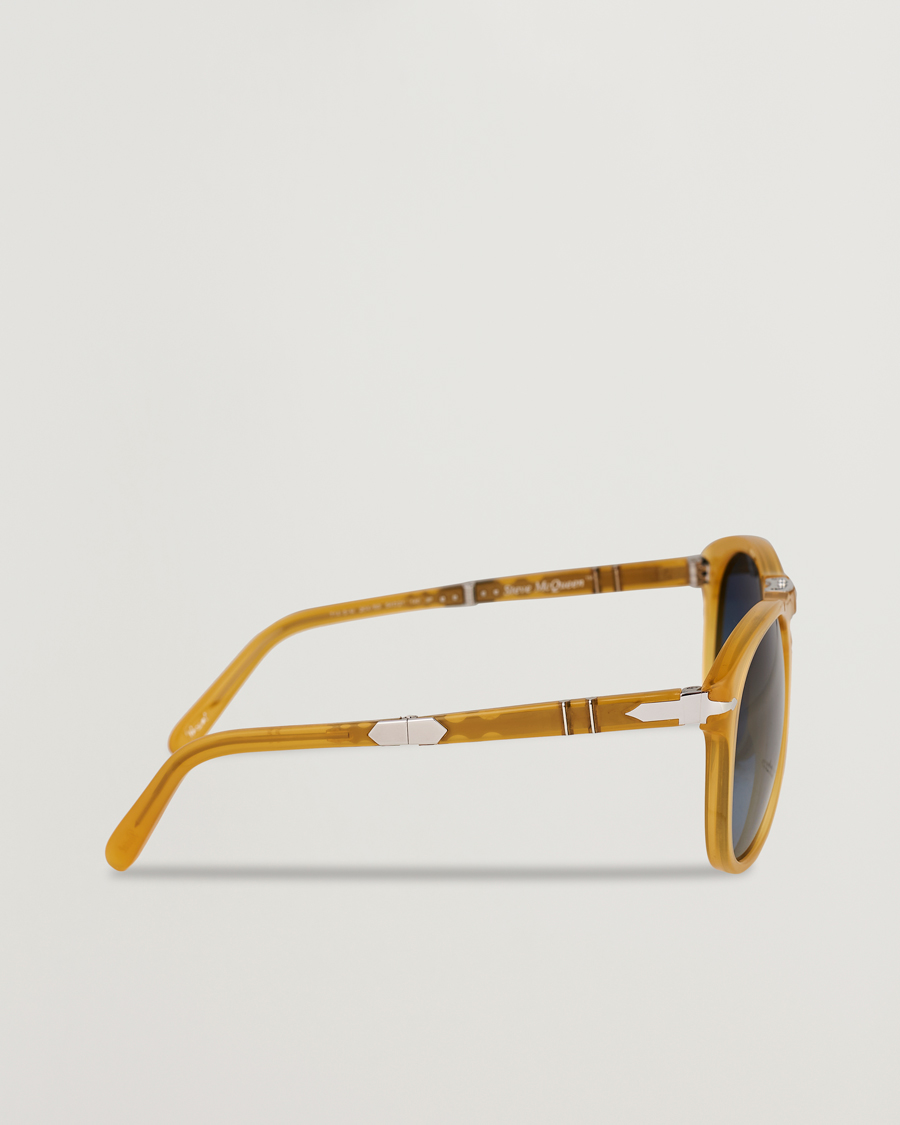 Hombres | Persol 0PO0714 Steve McQueen Sunglasses Opal Yellow | Persol | 0PO0714 Steve McQueen Sunglasses Opal Yellow