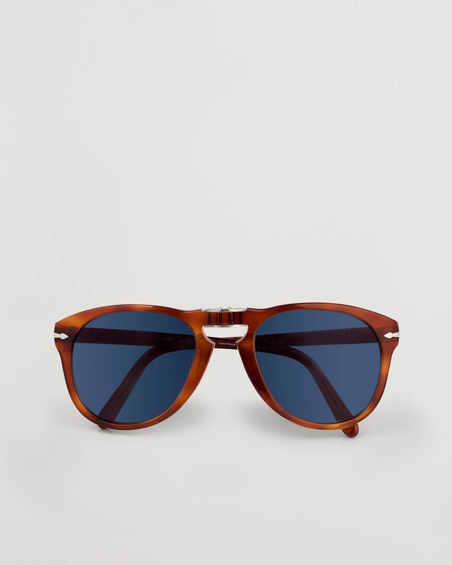 Hombres | Persol 0PO0714 Steve McQueen Sunglasses Light Havana | Persol | 0PO0714 Steve McQueen Sunglasses Light Havana