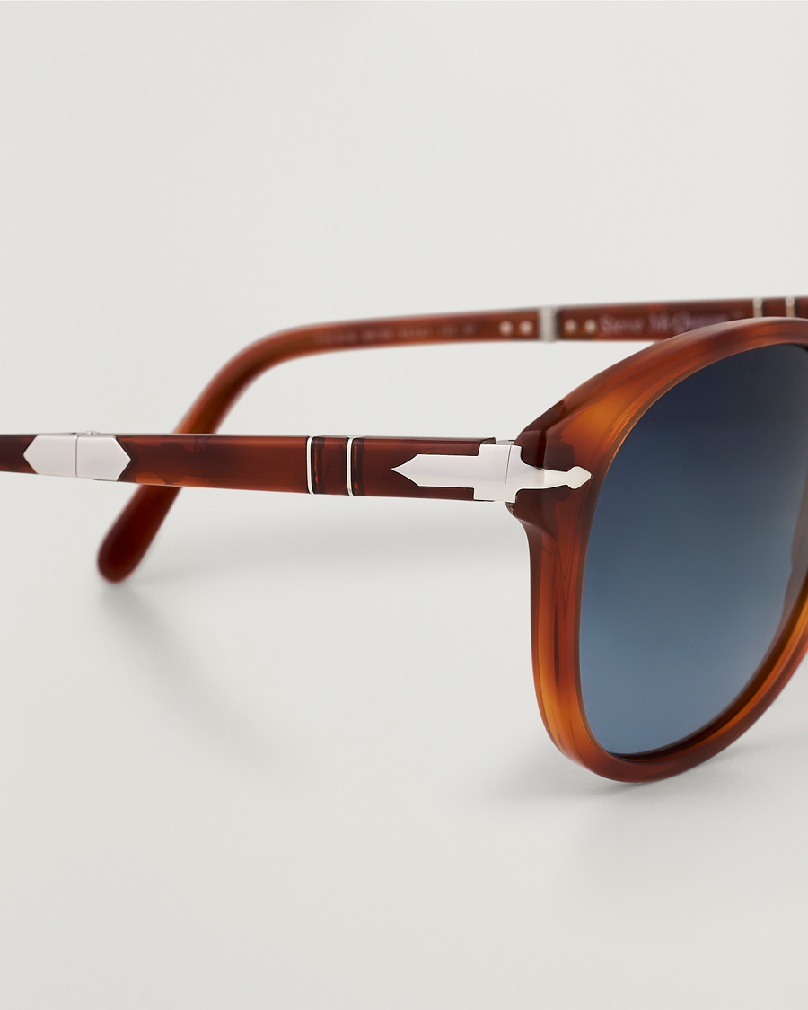 Hombres | Persol 0PO0714 Steve McQueen Sunglasses Light Havana | Persol | 0PO0714 Steve McQueen Sunglasses Light Havana