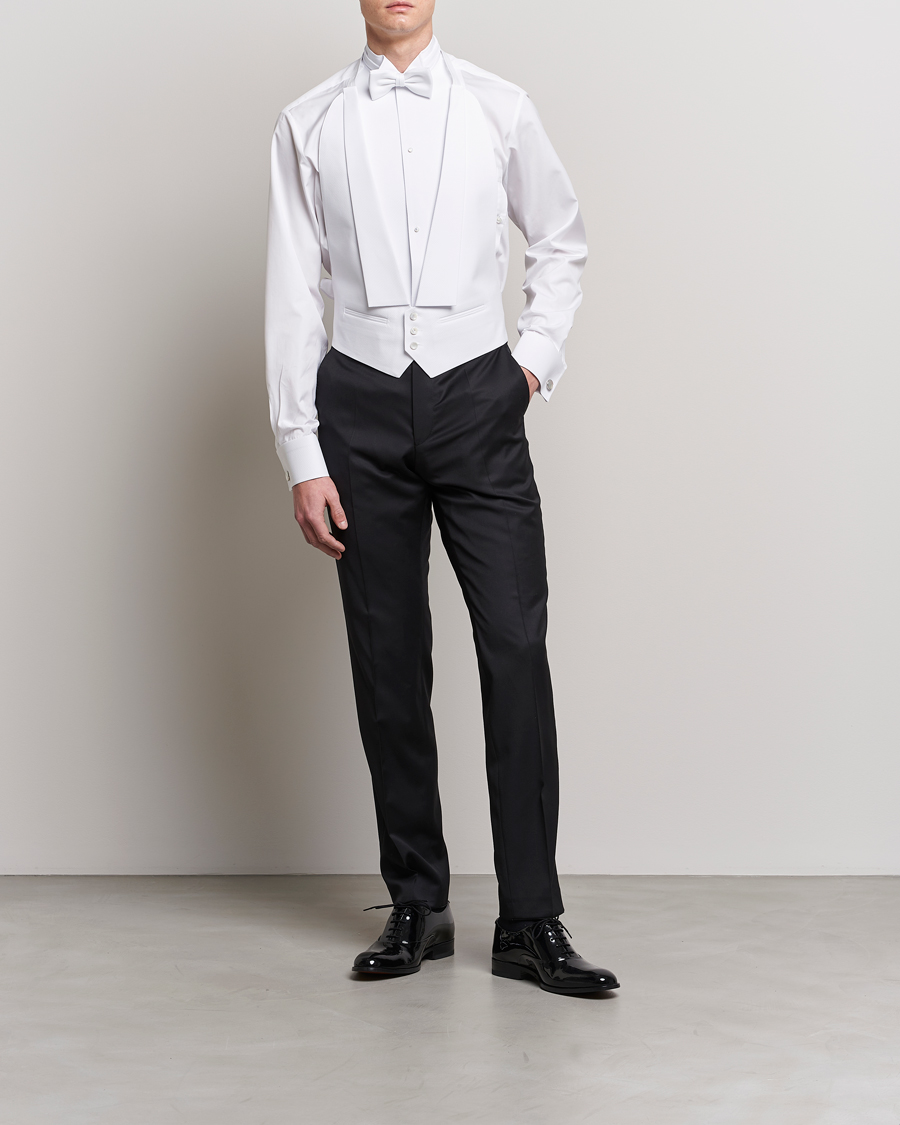 Hombres | Camisas | Stenströms | Evening Waistcoat White