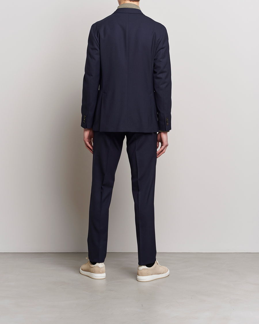 Hombres | Trajes | Boglioli | K Jacket Wool Suit Navy