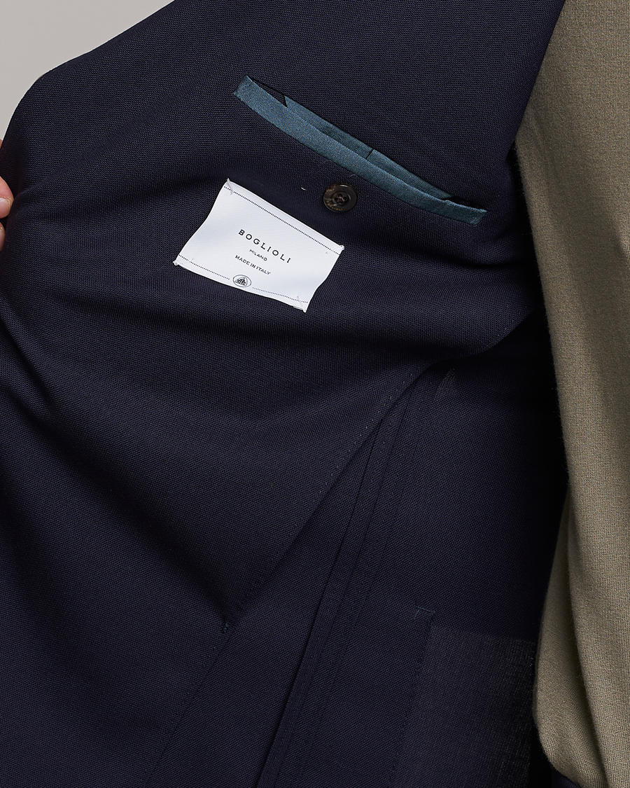 Hombres | Trajes | Boglioli | K Jacket Wool Suit Navy