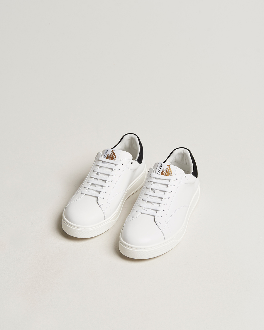 Hombres | Lanvin | Lanvin | DBB0 Plain Sneaker White/Black