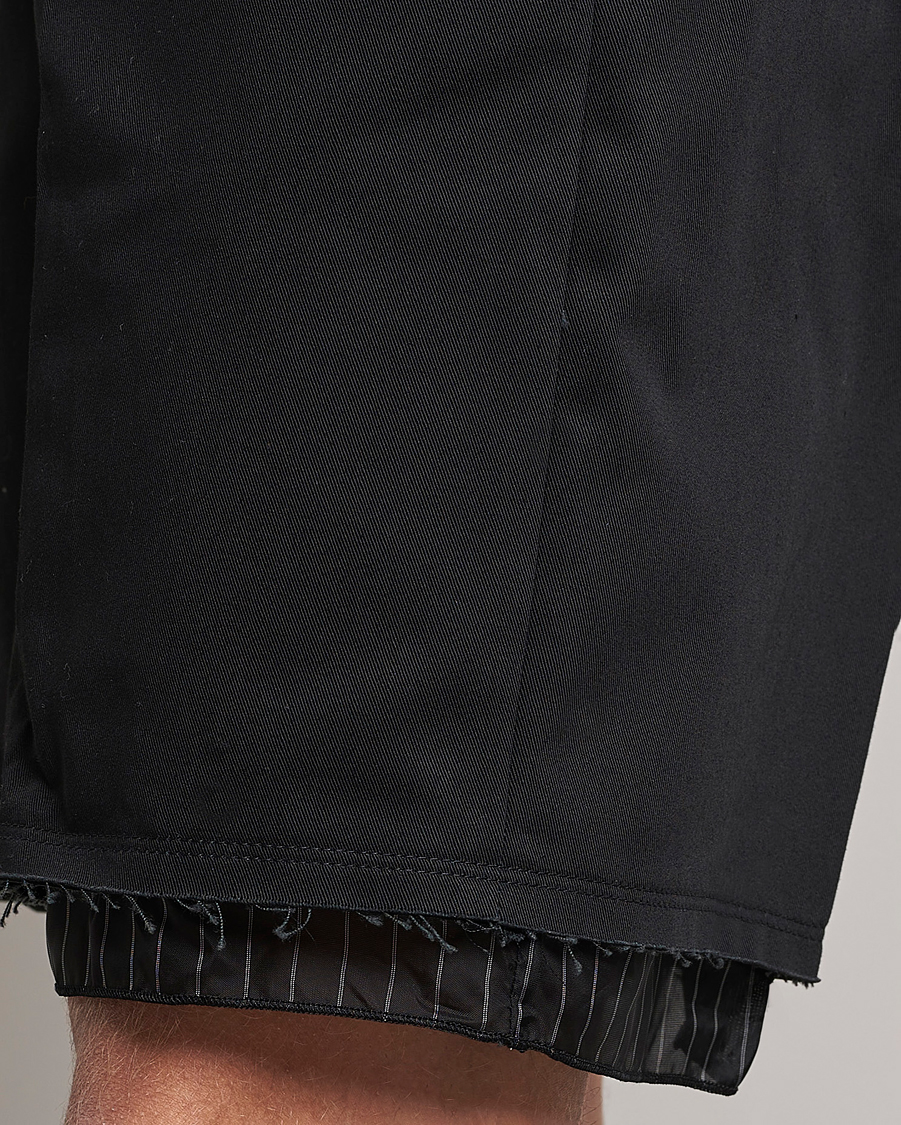 Hombres | Pantalones cortos | Lanvin | Raw Edge Tailored Shorts Black