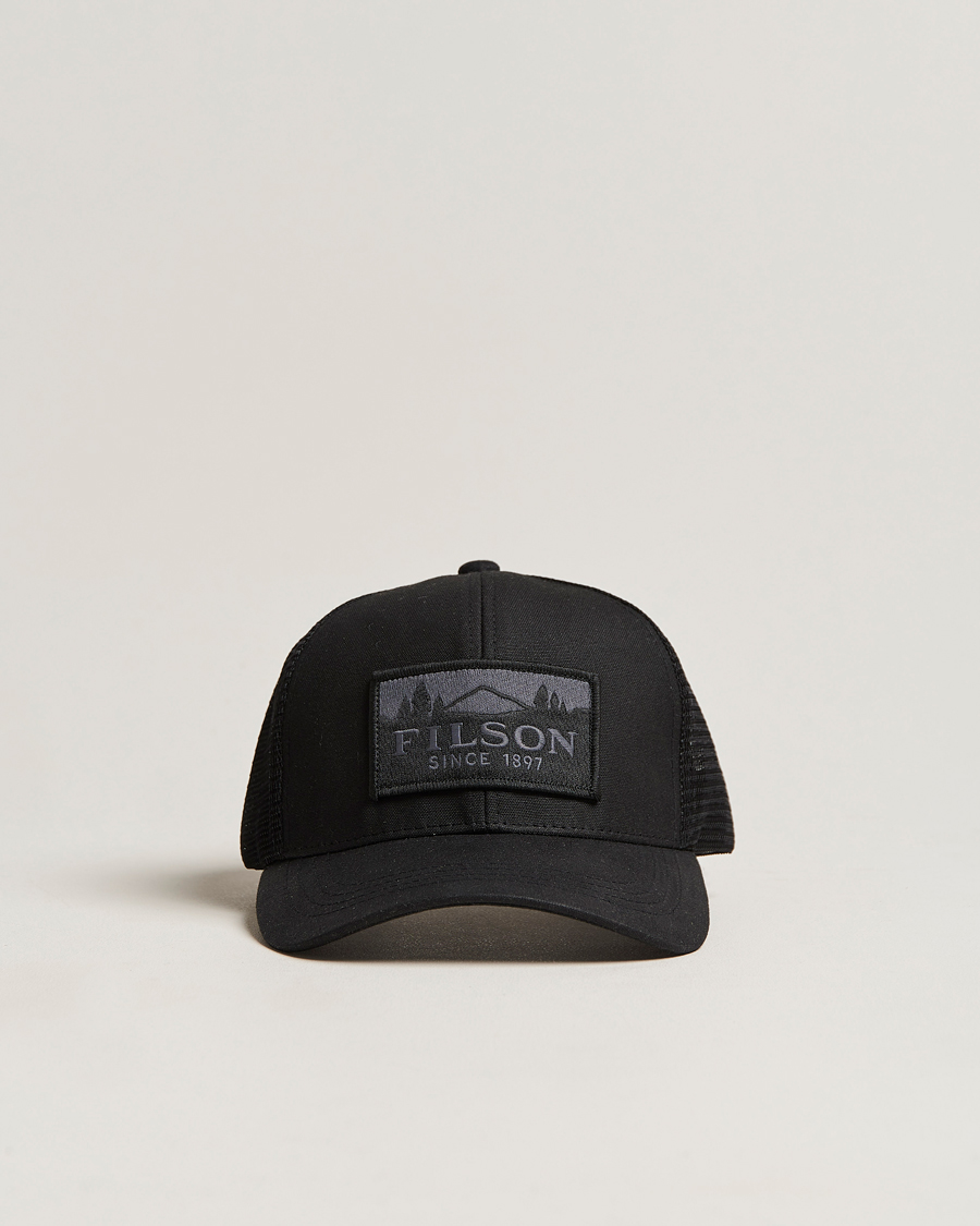 Hombres | Sombreros y gorras | Filson | Logger Mesh Cap Black