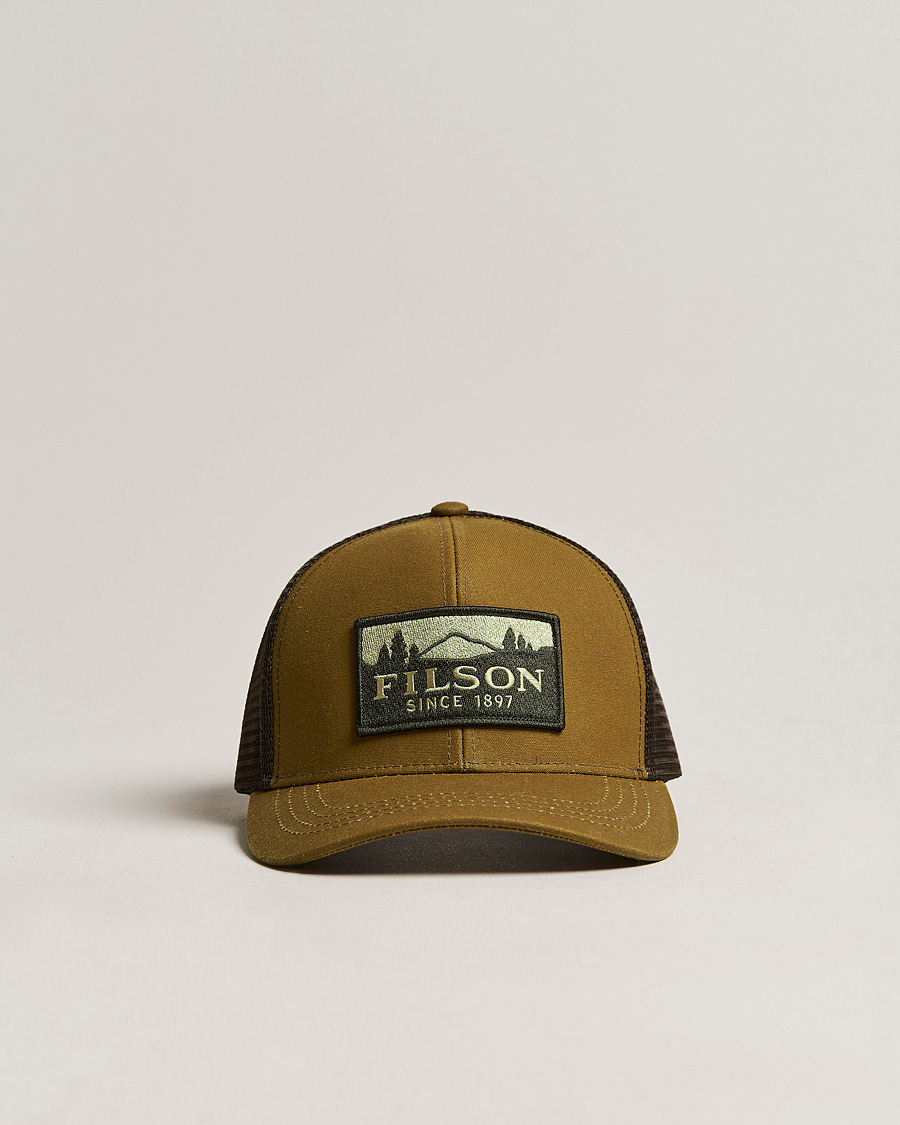 Hombres | Filson Logger Mesh Cap Dark Tan | Filson | Logger Mesh Cap Dark Tan