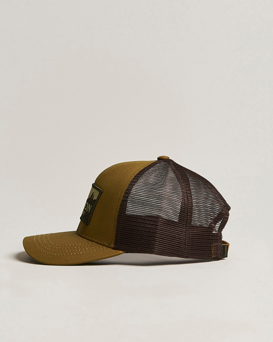 Hombres | Sombreros y gorras | Filson | Logger Mesh Cap Dark Tan