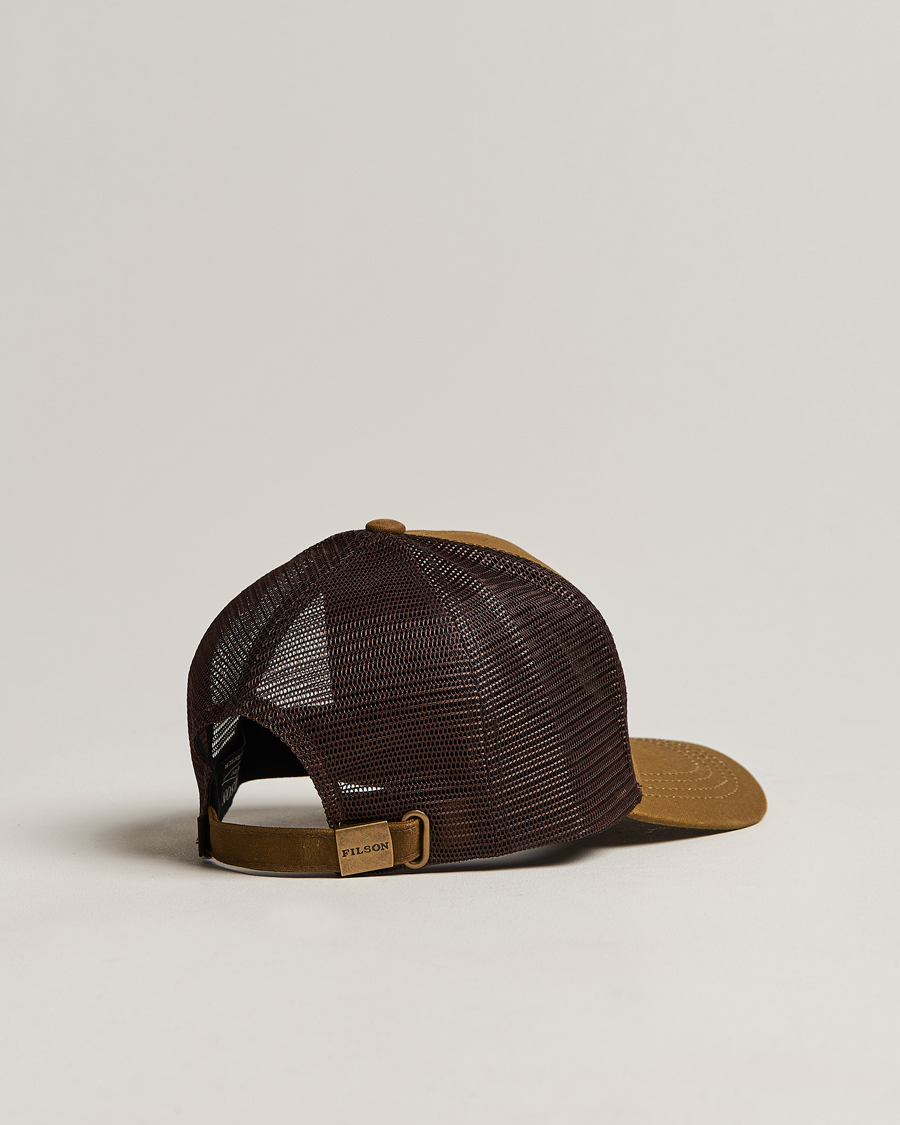 Hombres | Sombreros y gorras | Filson | Logger Mesh Cap Dark Tan