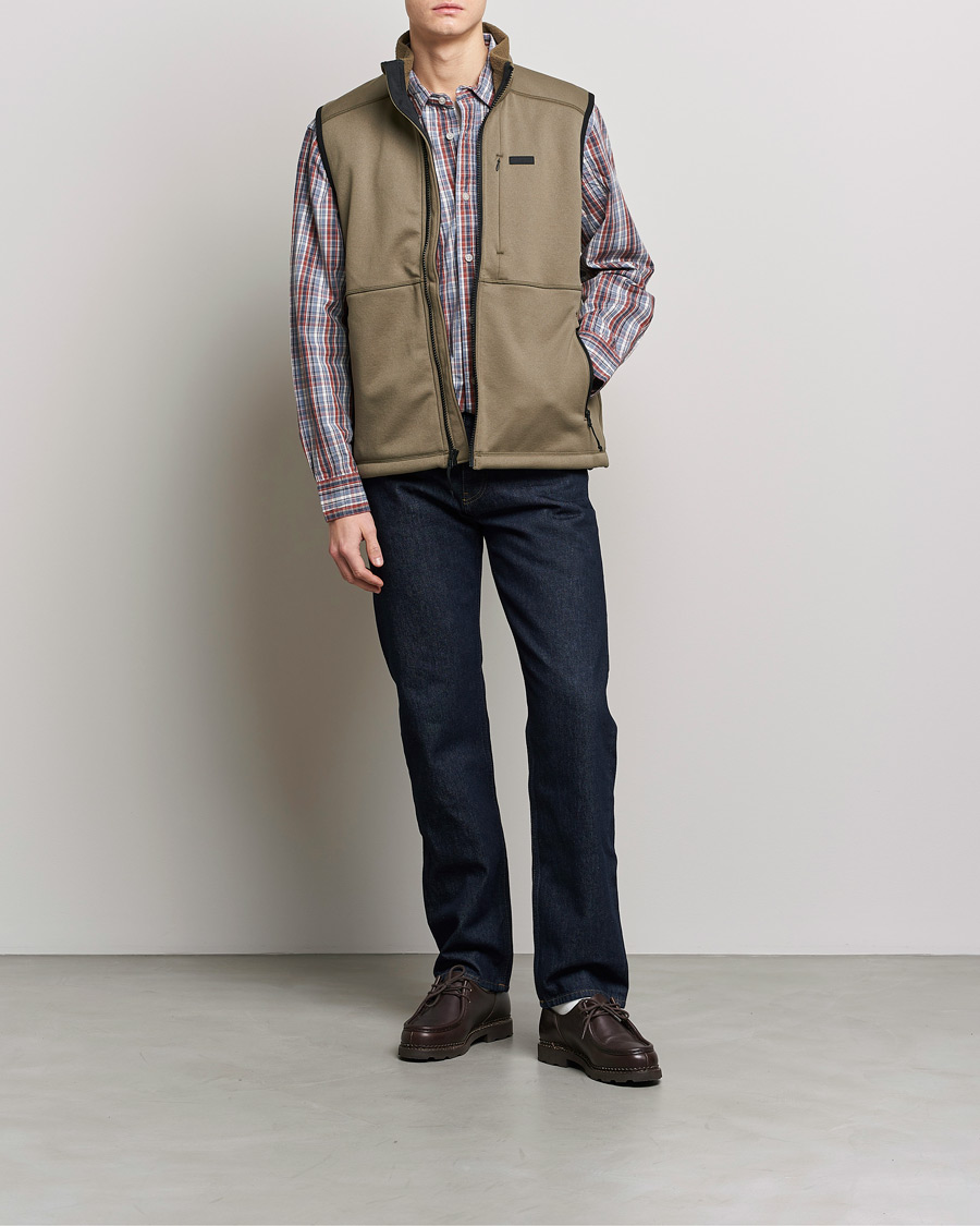 Hombres | Chalecos | Filson | Granite Ridge Fleece Vest Field Olive