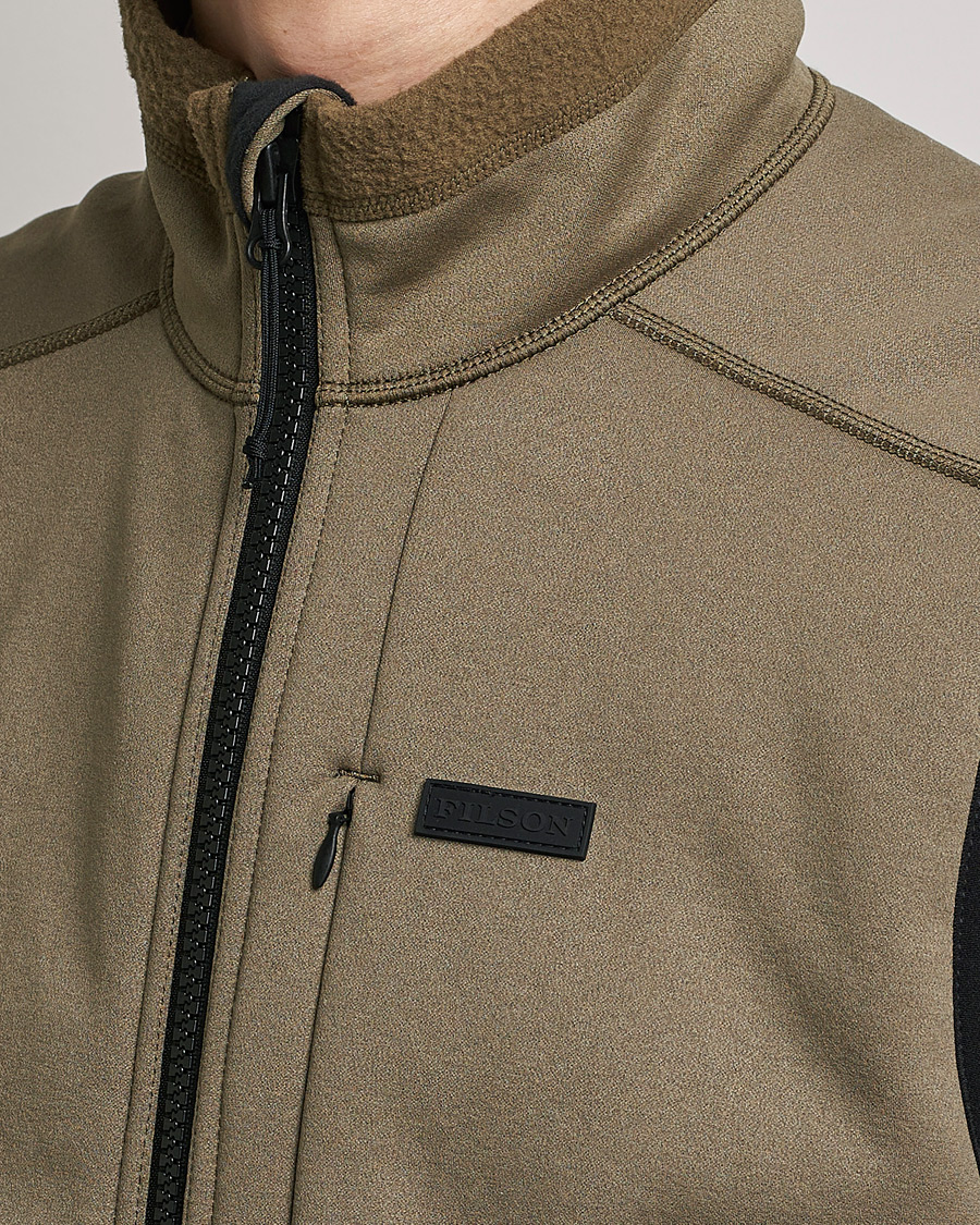 Hombres | Chalecos | Filson | Granite Ridge Fleece Vest Field Olive