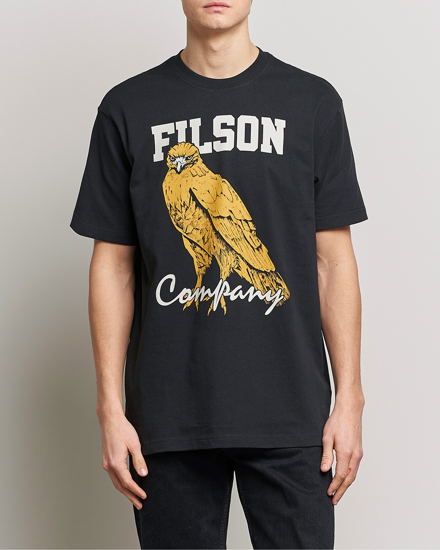 Hombres | Camisetas de manga corta | Filson | Pioneer Graphic T-Shirt Black