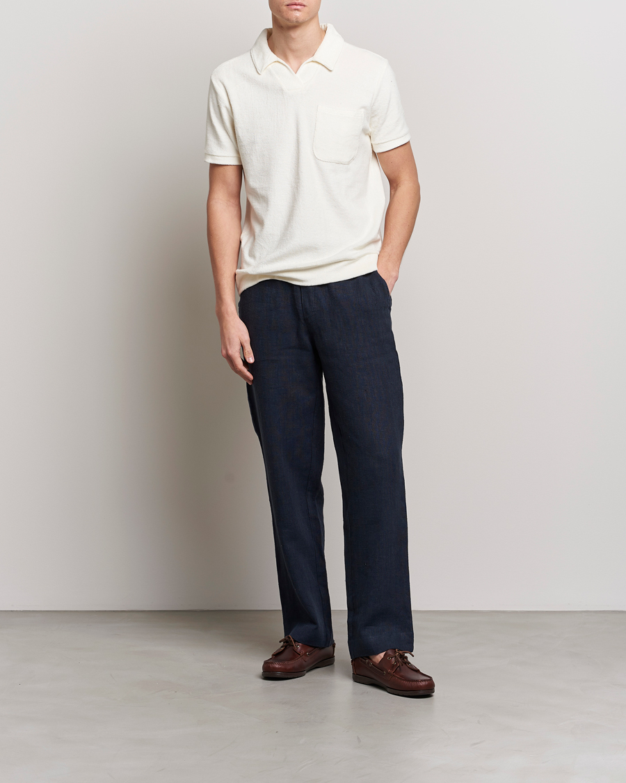 Hombres | Polos | The Resort Co | Terry Polo Shirt White