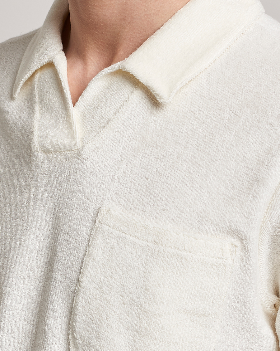 Hombres | Polos | The Resort Co | Terry Polo Shirt White