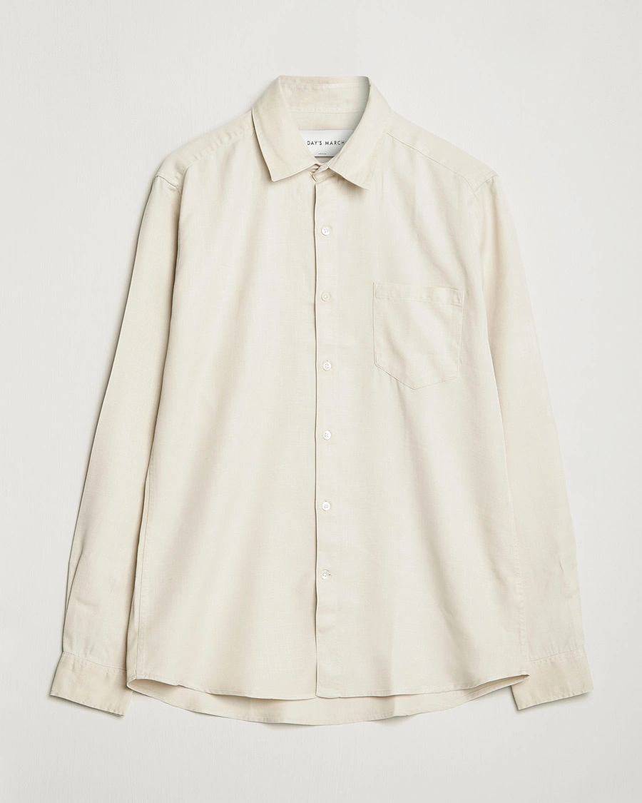 Hombres | Camisas | A Day's March | Daintree Tencel Shirt Sand