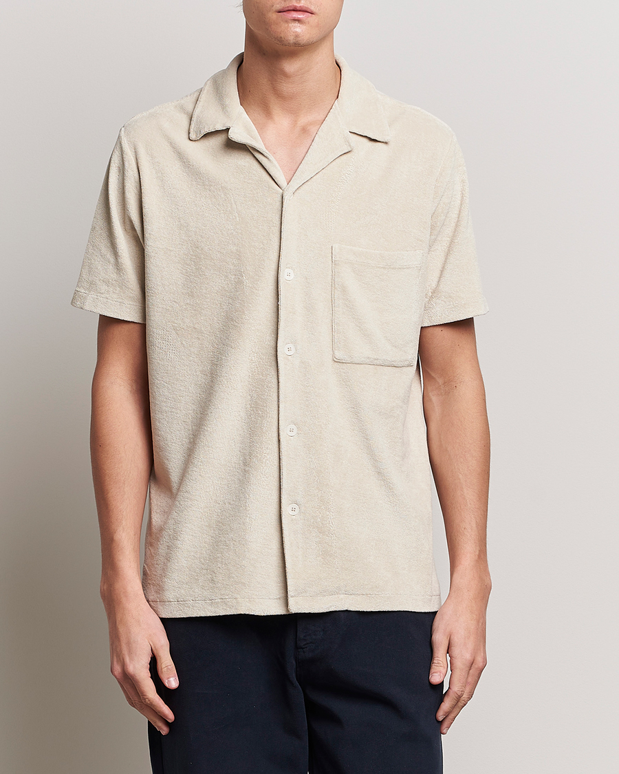 Hombres | Camisas | A Day's March | Yamu Short Sleeve Terry Shirt Desert