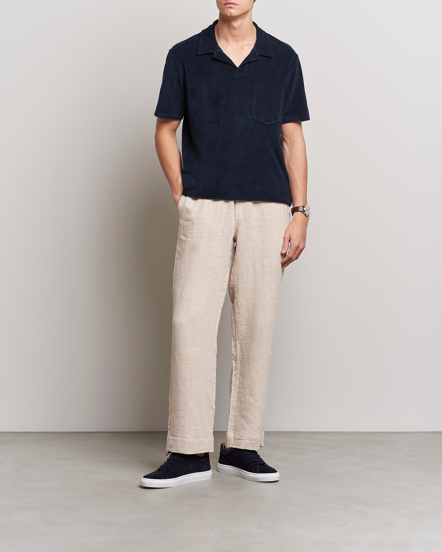 Hombres | Polos | A Day's March | Terry Polo Navy