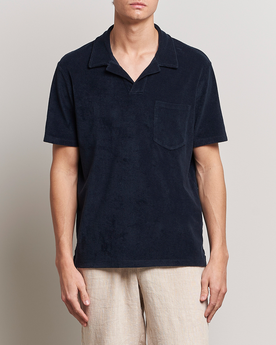 Hombres | Polos | A Day's March | Terry Polo Navy