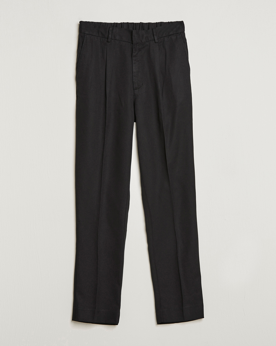 Hombres | Pantalones | A Day's March | Smart Trouser Tencel Black