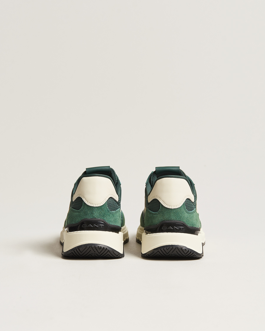 Hombres | GANT Jeuton Running Sneaker Tartan Green | GANT | Jeuton Running Sneaker Tartan Green