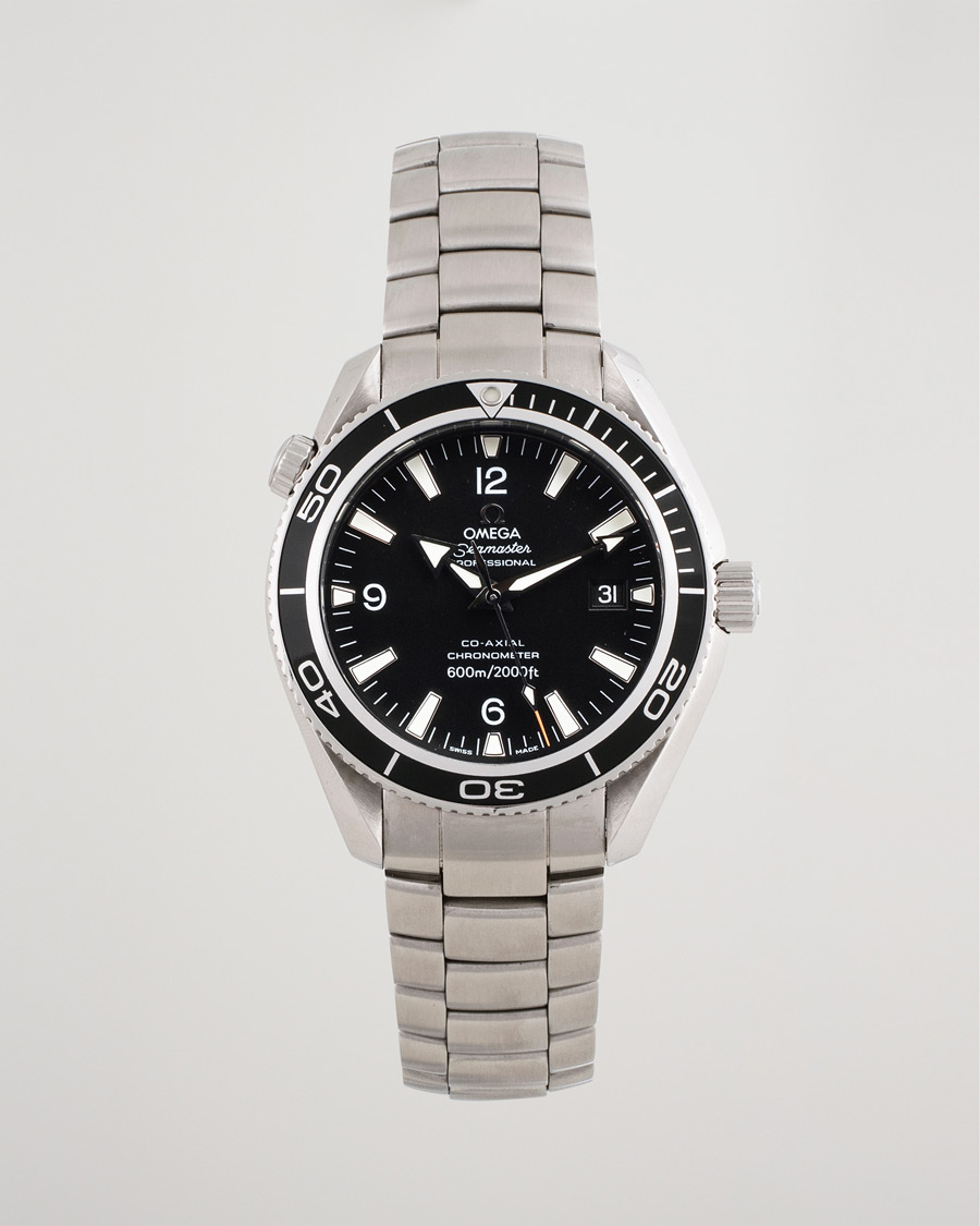Hombres | Omega Pre-Owned Seamaster Planet Ocean 2201.50.00 Steel Black | Omega Pre-Owned | Seamaster Planet Ocean 2201.50.00 Steel Black