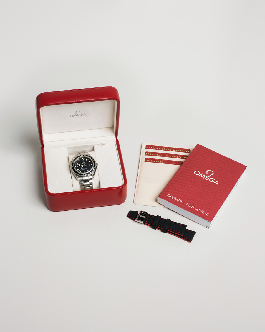 Hombres | Omega Pre-Owned Seamaster Planet Ocean 2200.50.00 Steel Black | Omega Pre-Owned | Seamaster Planet Ocean 2200.50.00 Steel Black