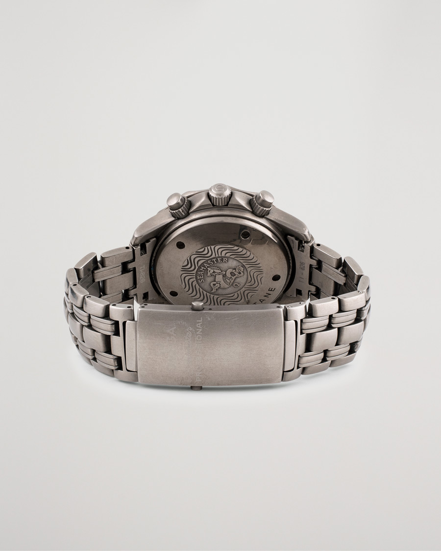 Hombres | Omega Pre-Owned Seamaster Diver 300M Chrono 2298.80.00 Titan Blue | Omega Pre-Owned | Seamaster Diver 300M Chrono 2298.80.00 Titan Blue