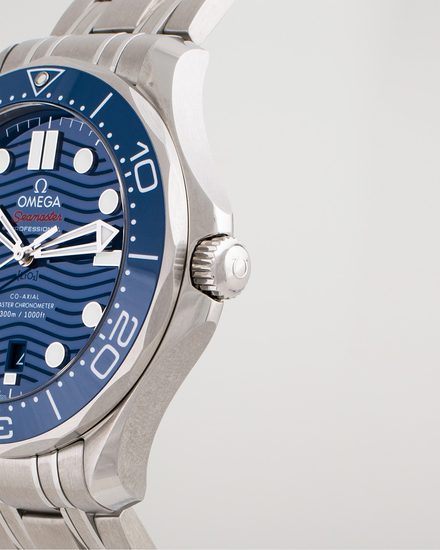 Hombres | Omega Pre-Owned Seamaster Diver 300M 210.30.42.20.03.001 Steel Blue | Omega Pre-Owned | Seamaster Diver 300M 210.30.42.20.03.001 Steel Blue