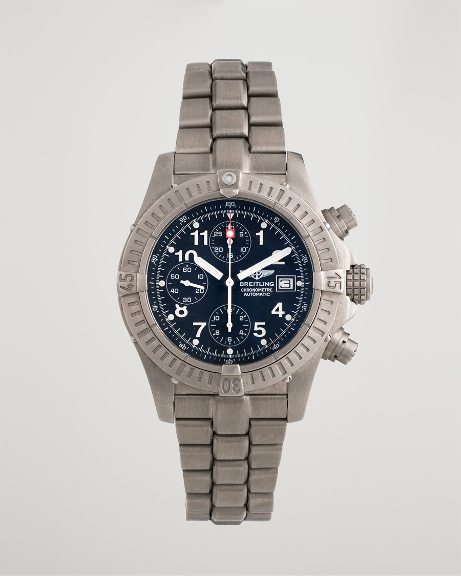 Hombres | Breitling Pre-Owned Avenger Steel Black | Breitling Pre-Owned | Avenger Steel Black